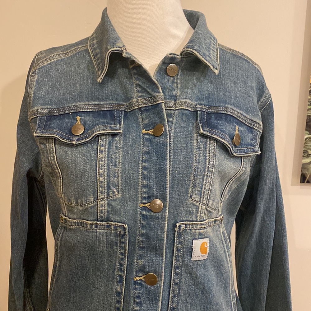 New with Tags, Carhartt Jean jacket. - Picture 2 of 9